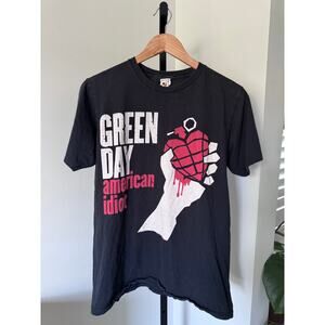 Green Day American Idiot Band T Shirt Vintage Y2K